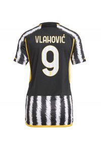 Juventus Dusan Vlahovic #9 Fotballdrakt Hjemme Klær Dame 2023-24 Korte ermer